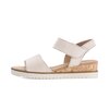 Keilsandalette beige