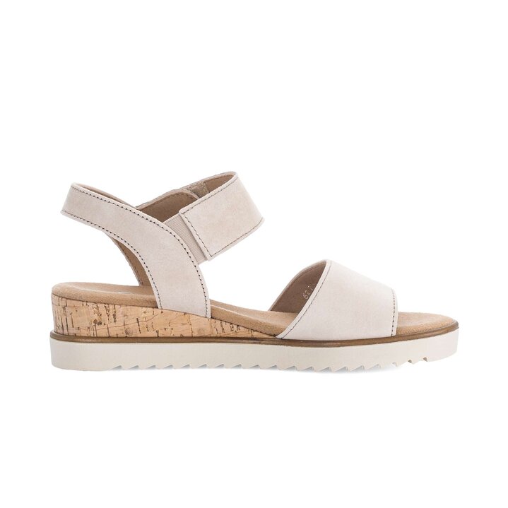 Keilsandalette beige #1