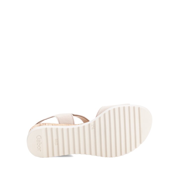 Keilsandalette beige #4
