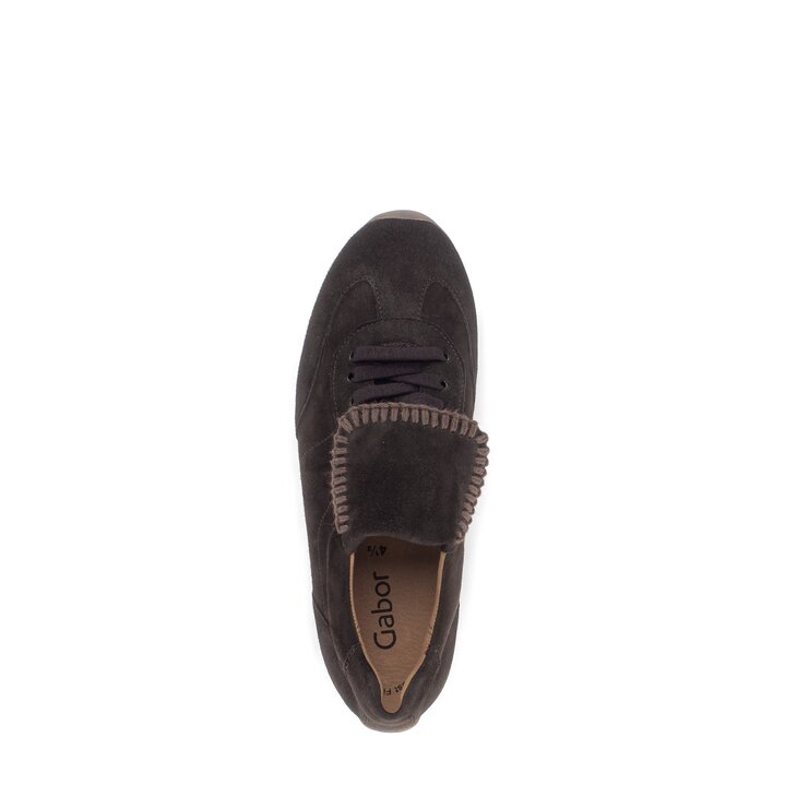 Lage sneaker bruin #5