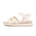 Riemchensandale beige