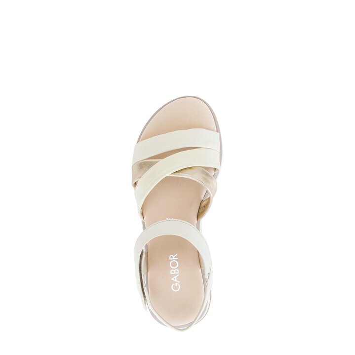 Riemchensandale beige #5