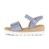 Plateau Sandale blau