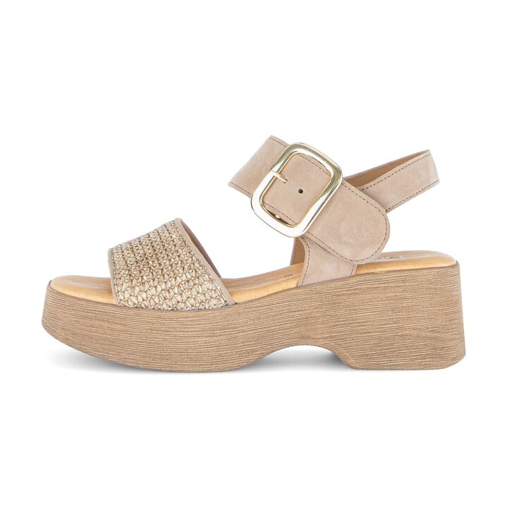 Riemchensandale beige #0
