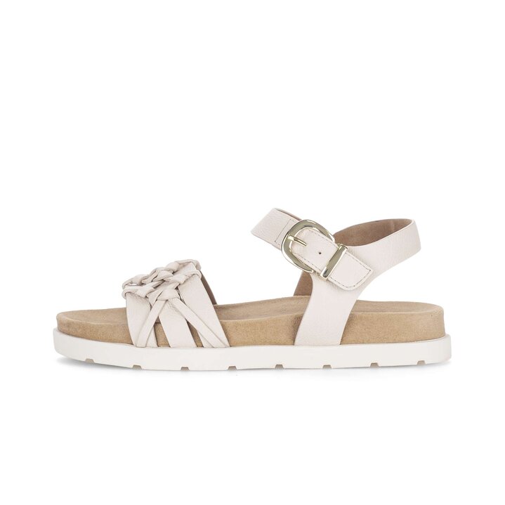 Riemchensandale creme #0