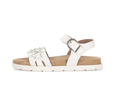 Riemchensandale creme