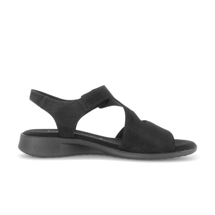Riemchensandale schwarz #1