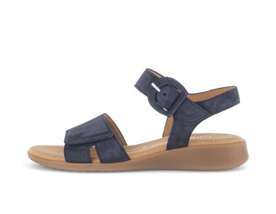 Riemchensandale blau