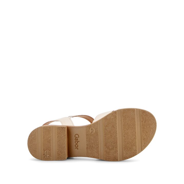 Riemchensandale creme #4