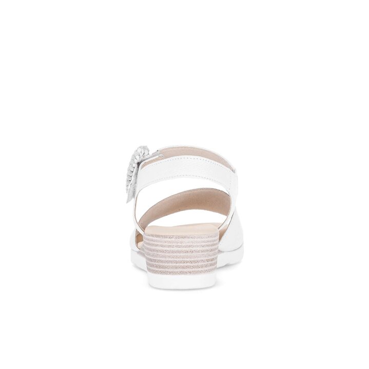 Keilsandalette weiß #3
