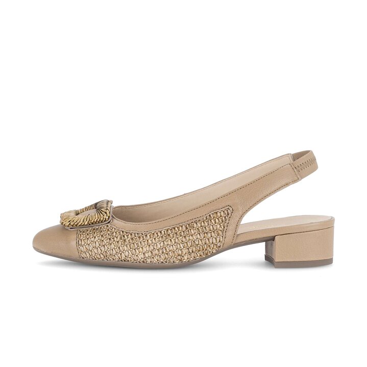 Slingback beige #0