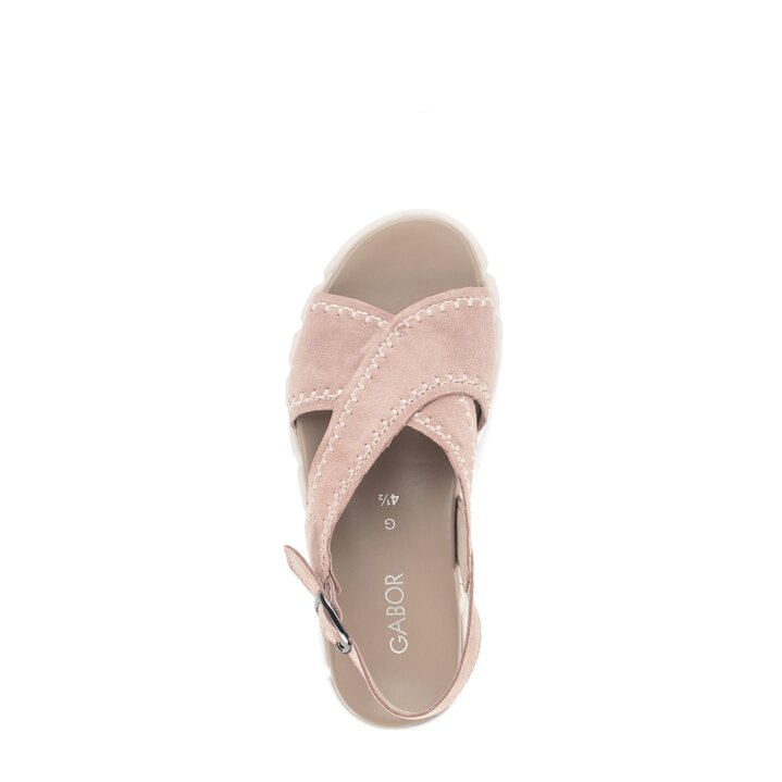 Platåsandaler beige #5