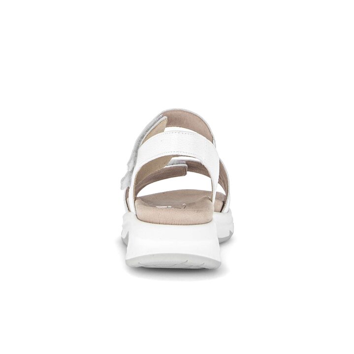 Sandalo con plateau bianco #3