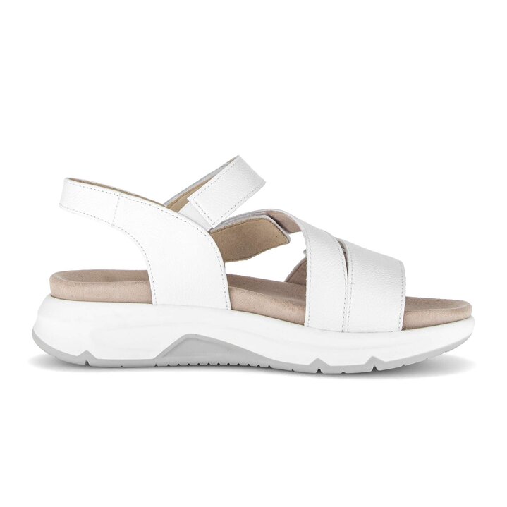 Sandalo con plateau bianco #1
