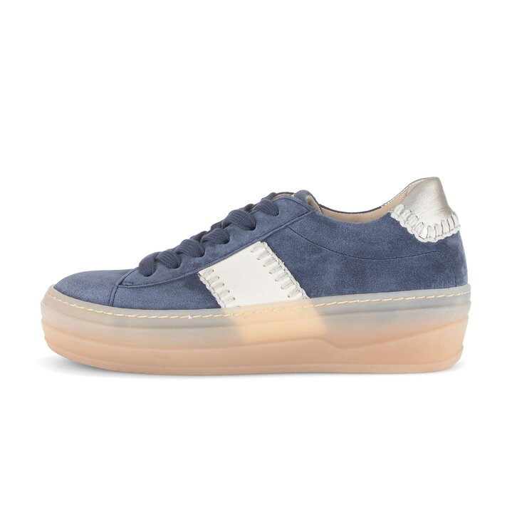 Lage sneaker blauw #0
