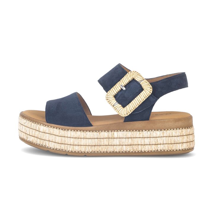 Plateau Sandale blau #0