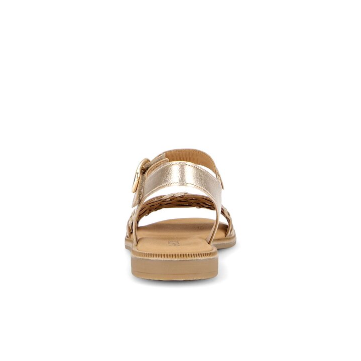 Riemchensandale gold #3