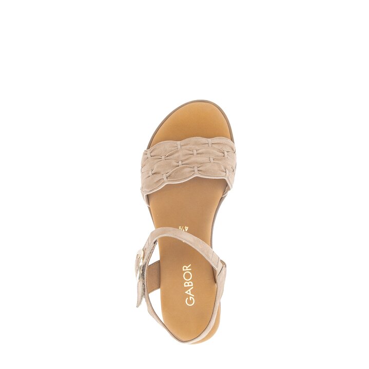 Riemchensandale beige #5