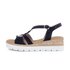 Plateau Sandale blau