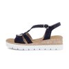 Plateau Sandale blau