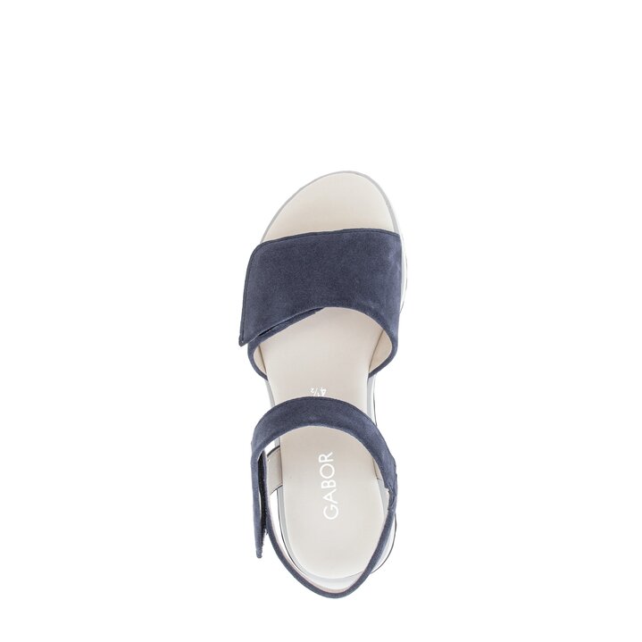 Riemchensandale blau #5