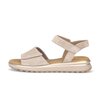 Riemchensandale beige