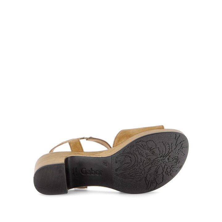 Plateau Sandale braun #4