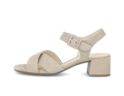 Riemchensandale beige