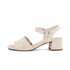 Riemchensandale beige