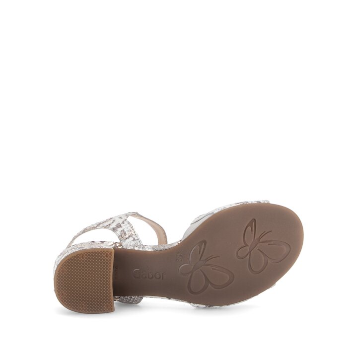 Sandalo con cinturino beige #4
