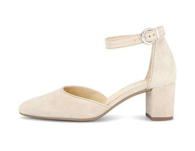 Spangenpumps beige
