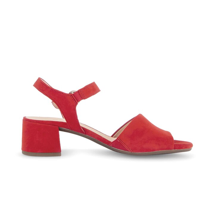 Sandale à bride rouge #1