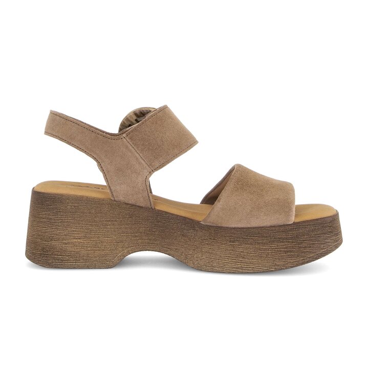 Plateau Sandale braun #1