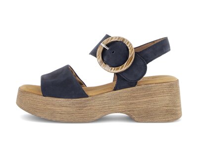 Plateau Sandale blau