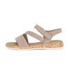 Riemchensandale beige