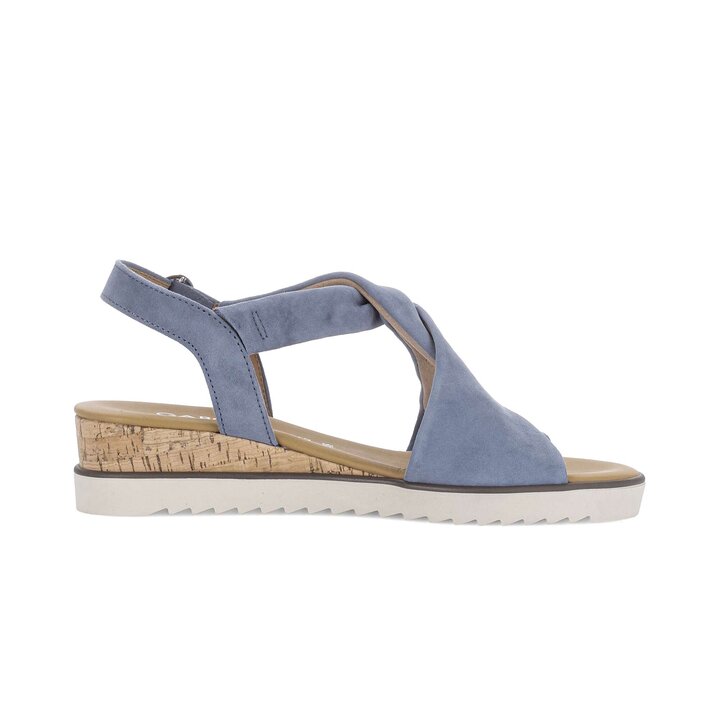Keilsandalette blau #1