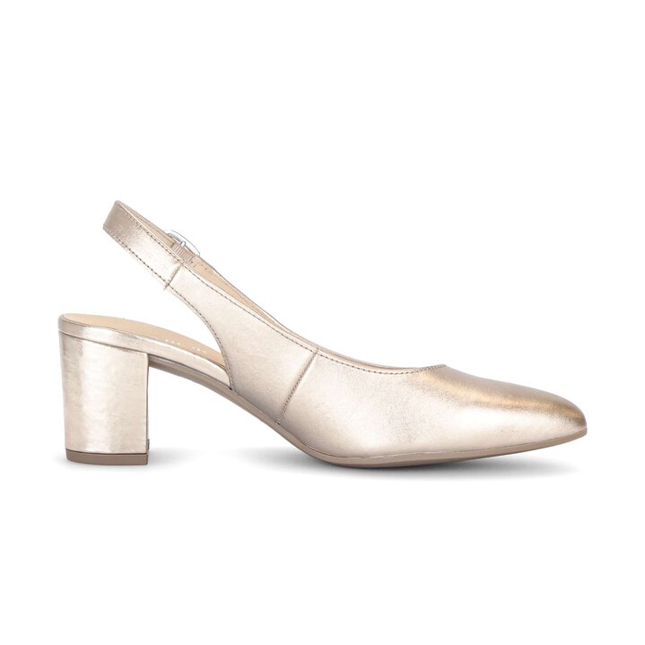 Sling-back goud #1