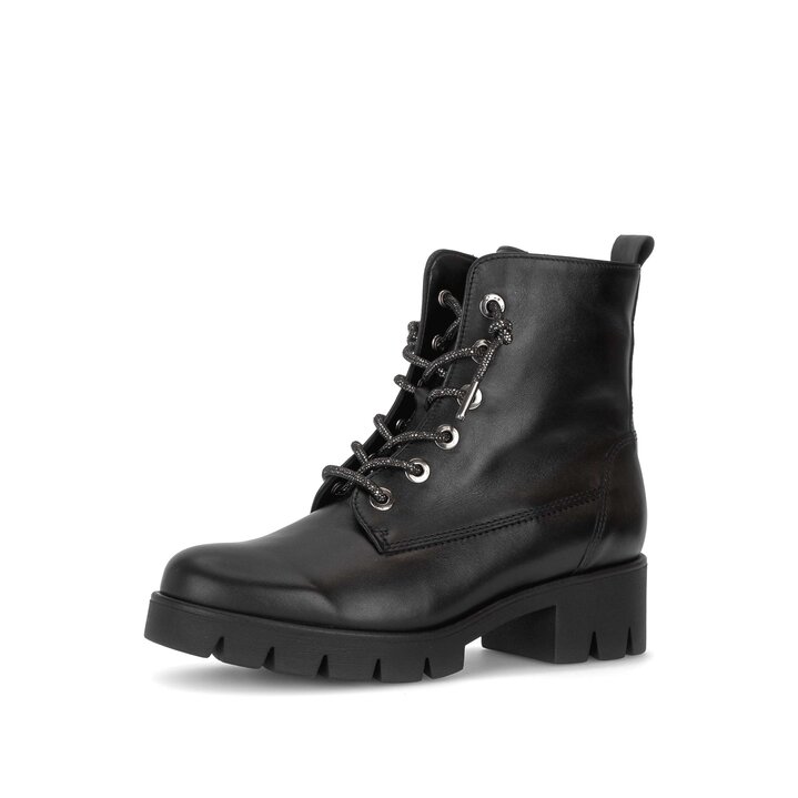 Schnürstiefelette schwarz #2