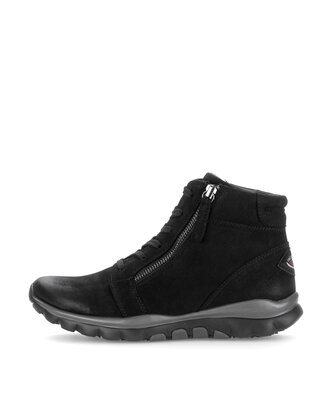 Schnürstiefelette schwarz