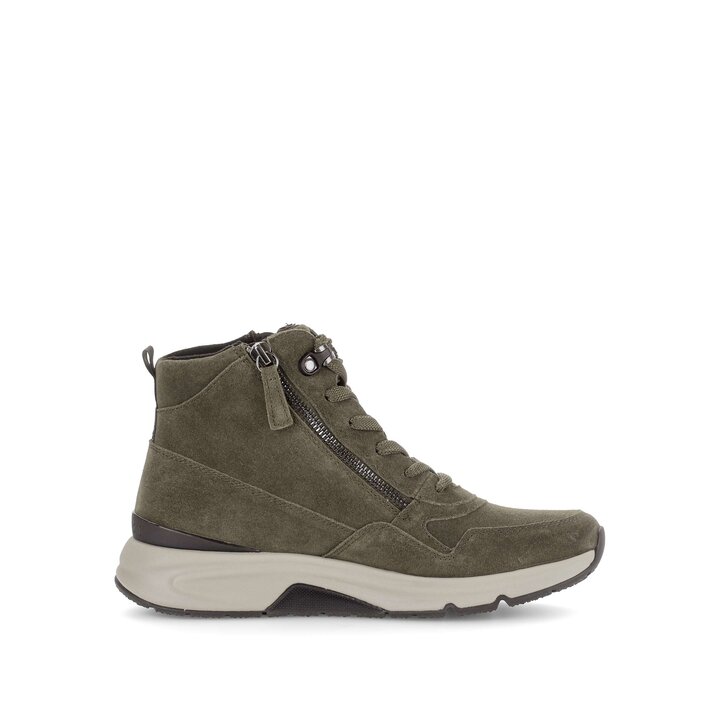 Schnürstiefelette grün #1