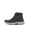 Schnürstiefelette blau