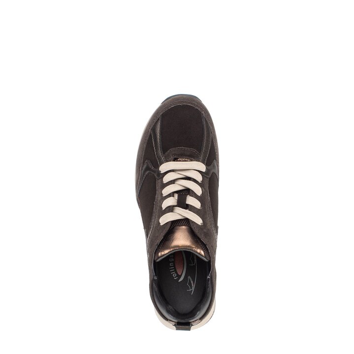 Lage sneaker bruin #5