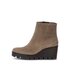 Plateau Stiefelette braun