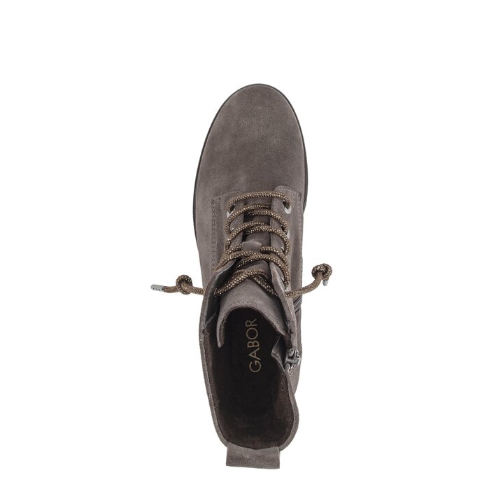 Schnürstiefelette grau #5