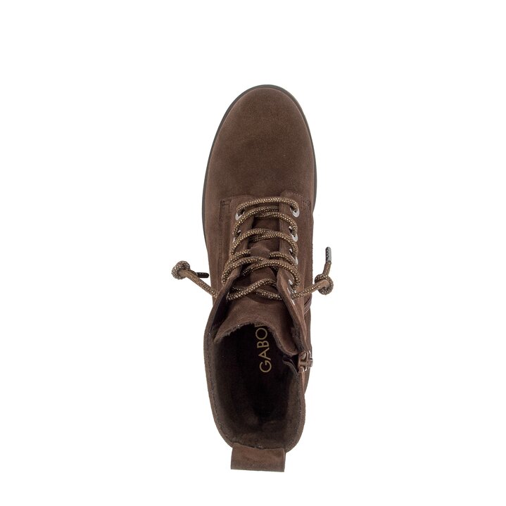Schnürstiefelette braun #5