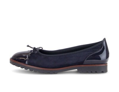 Sportliche Ballerina blau
