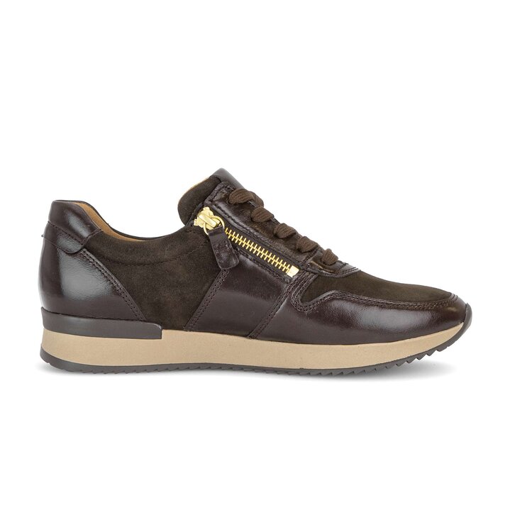 Lage sneaker bruin #1