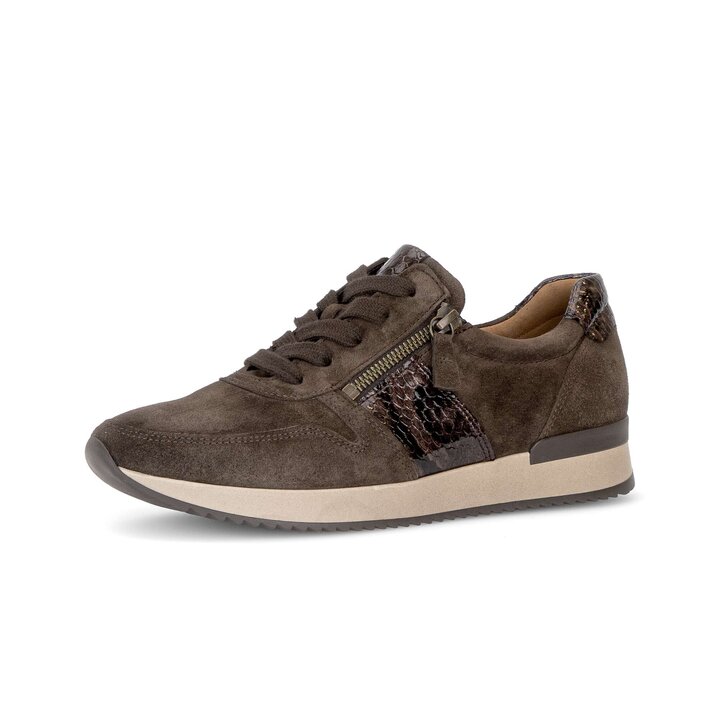 Lage sneaker bruin #2