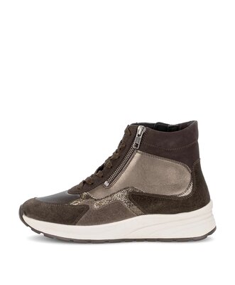 Sneaker high braun