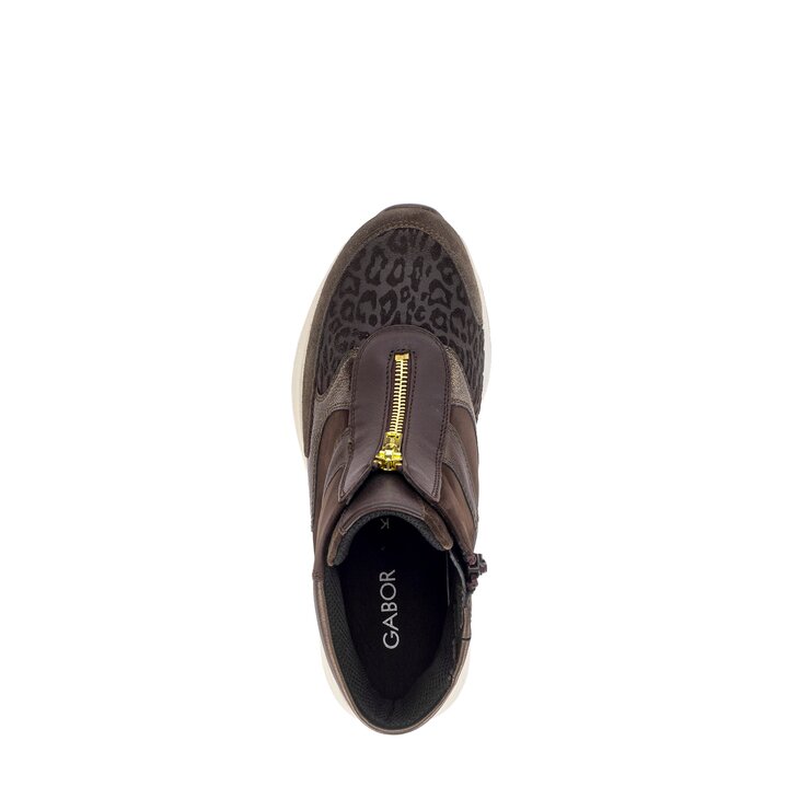 Sneaker high braun #5